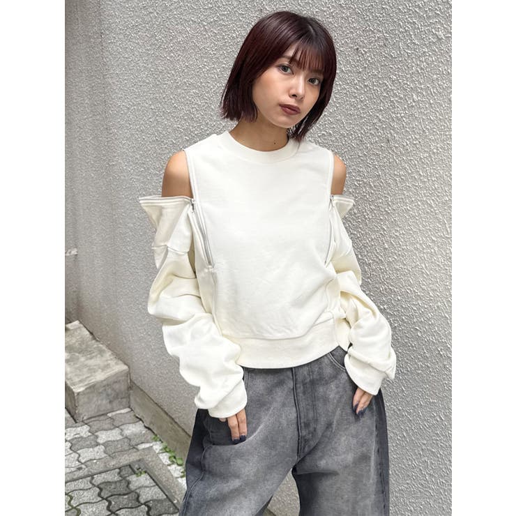 2WAYジップスウェット | MURUA | 詳細画像2 