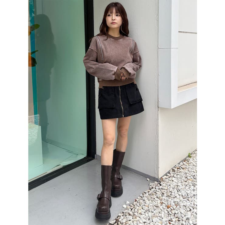 2WAYジップスウェット | MURUA | 詳細画像23 