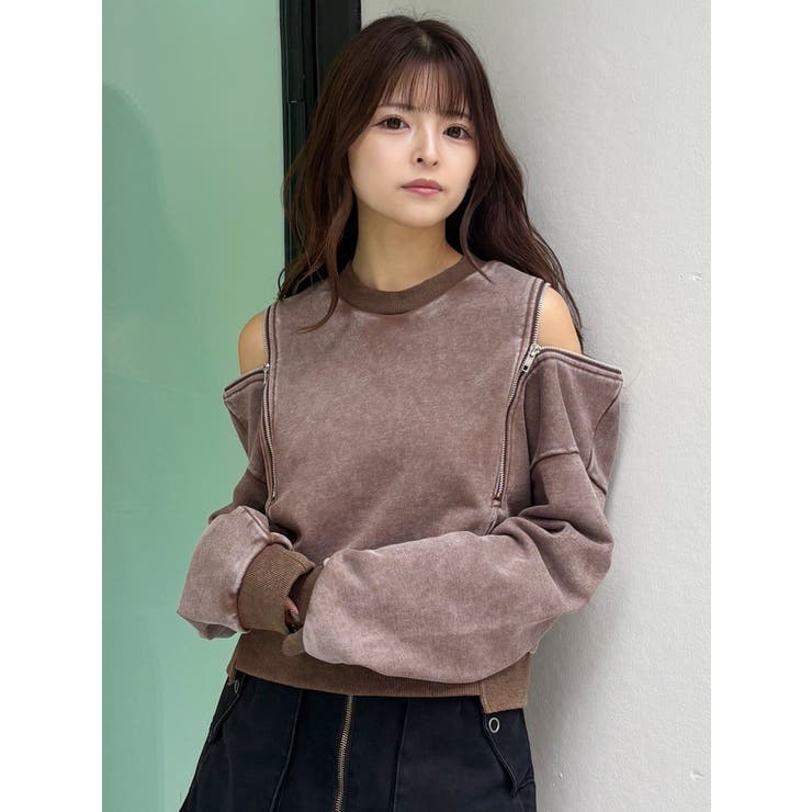 2WAYジップスウェット | MURUA | 詳細画像3 