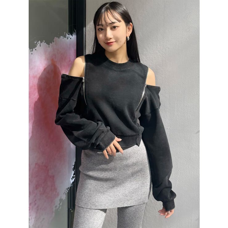 2WAYジップスウェット | MURUA | 詳細画像5 