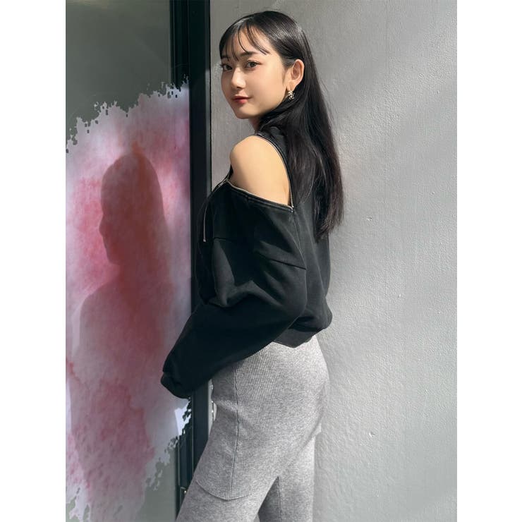 2WAYジップスウェット | MURUA | 詳細画像6 