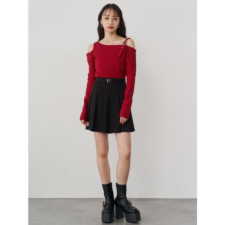 アシメデザインベルトトップス | MURUA | 詳細画像10 