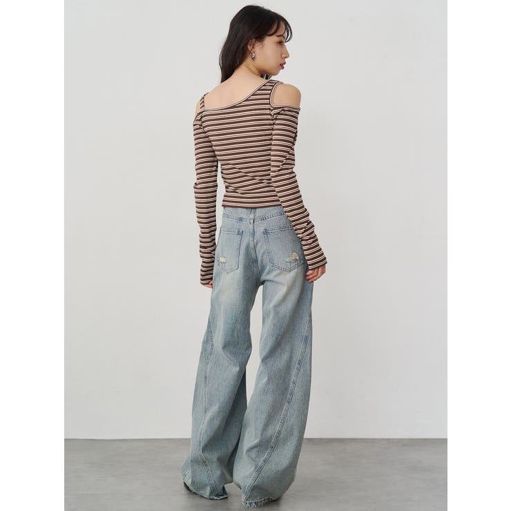 アシメデザインベルトトップス | MURUA | 詳細画像18 