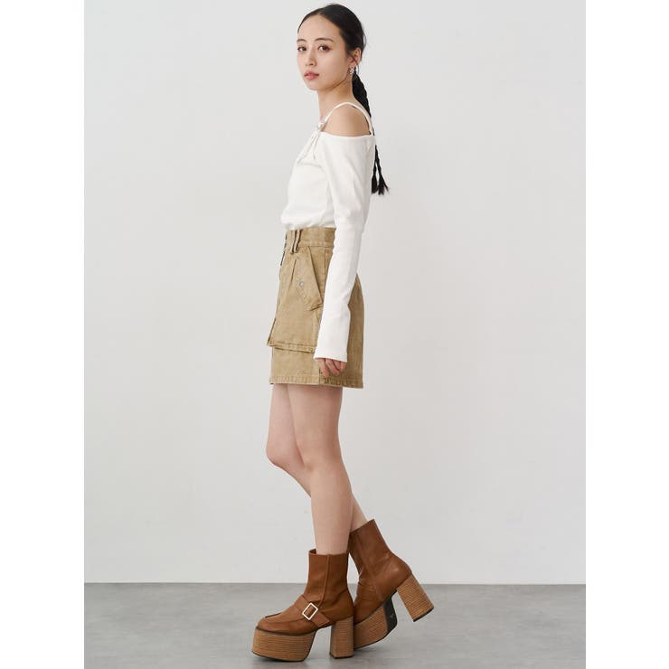 アシメデザインベルトトップス | MURUA | 詳細画像21 