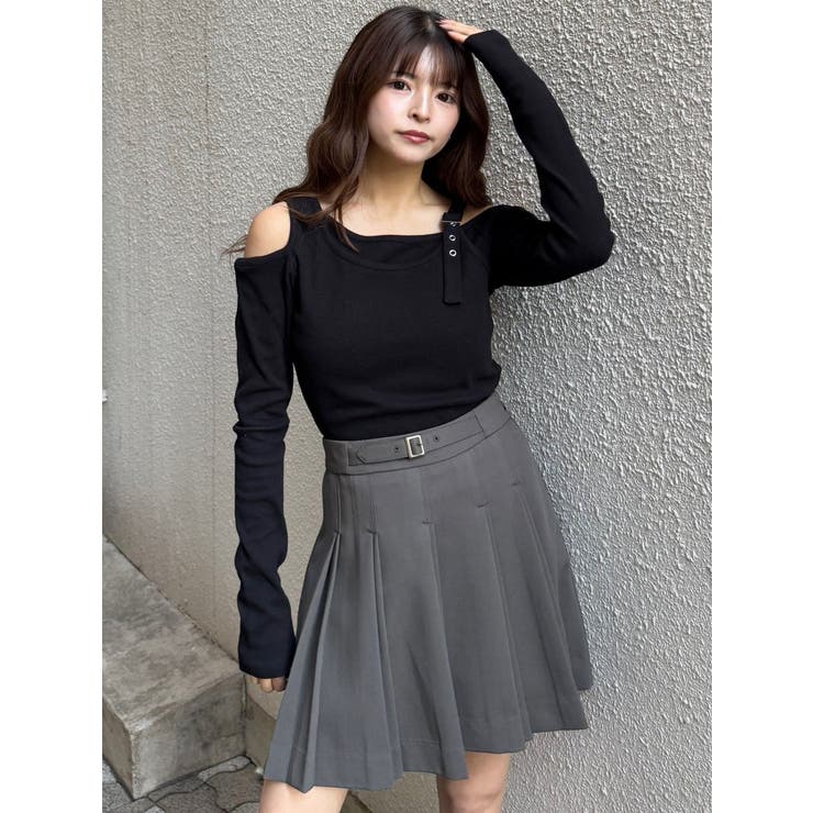 アシメデザインベルトトップス | MURUA | 詳細画像22 