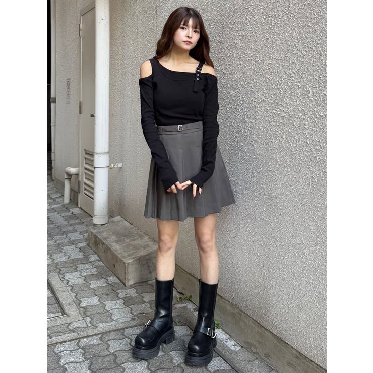 アシメデザインベルトトップス | MURUA | 詳細画像24 