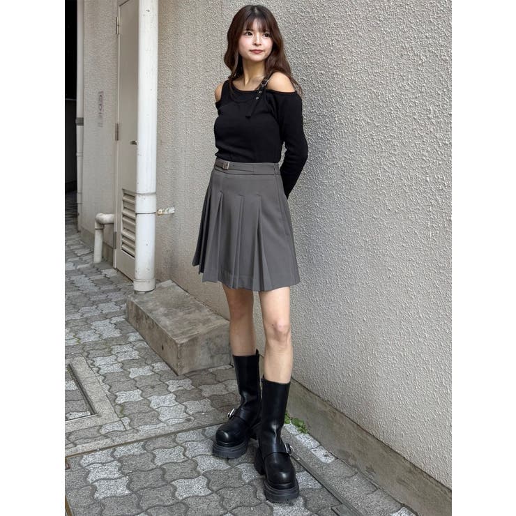 アシメデザインベルトトップス | MURUA | 詳細画像25 