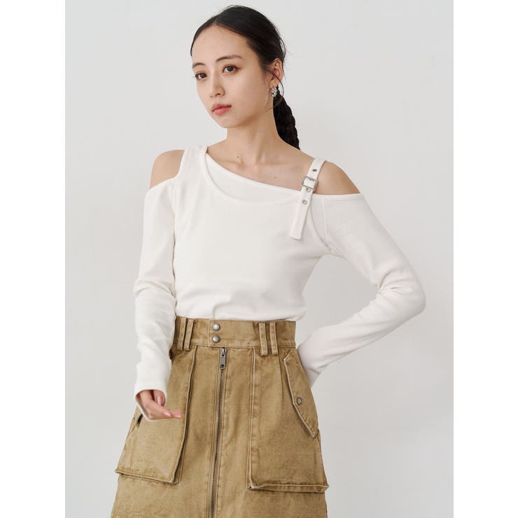 アシメデザインベルトトップス | MURUA | 詳細画像5 