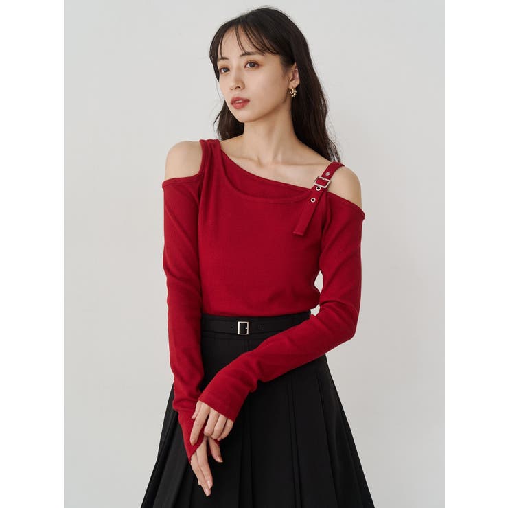 アシメデザインベルトトップス | MURUA | 詳細画像7 