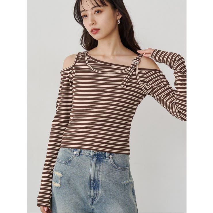 ミックス | アシメデザインベルトトップス | MURUA