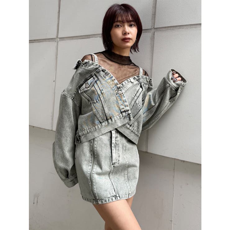 プリーツシアーハイネックトップス | MURUA | 詳細画像28 