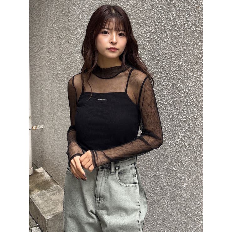 プリーツシアーハイネックトップス | MURUA | 詳細画像39 