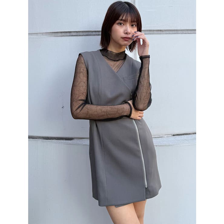 プリーツシアーハイネックトップス | MURUA | 詳細画像42 