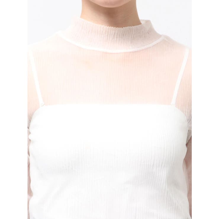 プリーツシアーハイネックトップス | MURUA | 詳細画像47 