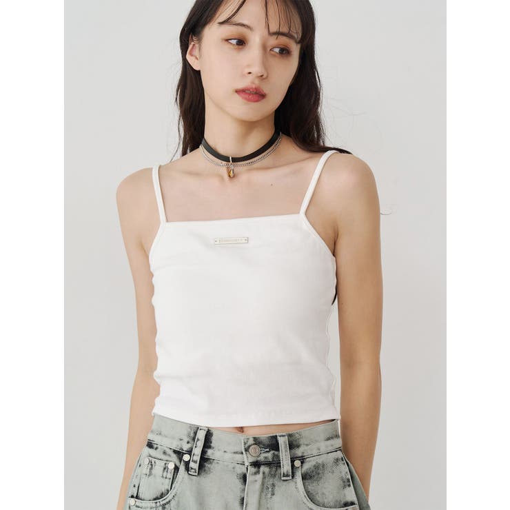 ロゴプレートスクエアキャミ | MURUA | 詳細画像1 