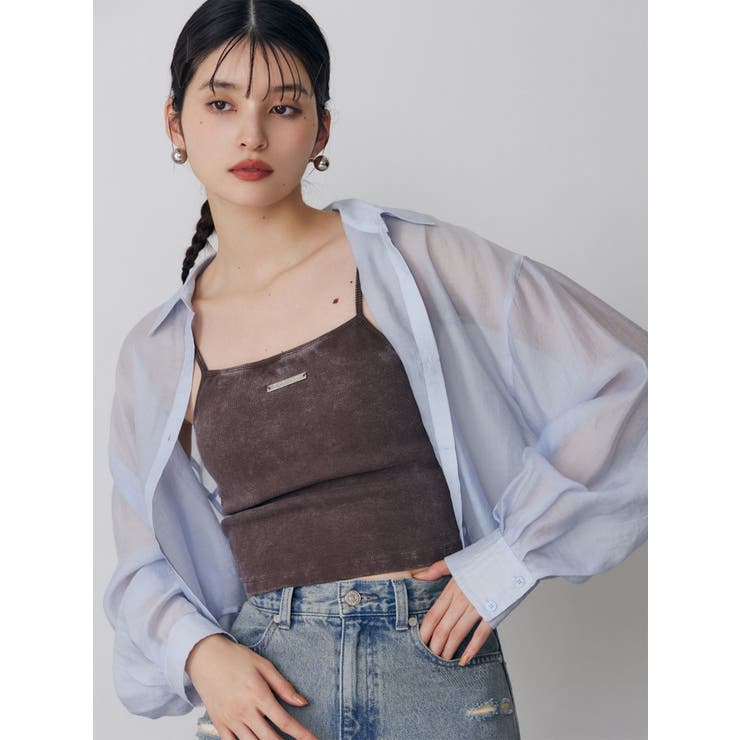 ロゴプレートスクエアキャミ | MURUA | 詳細画像22 