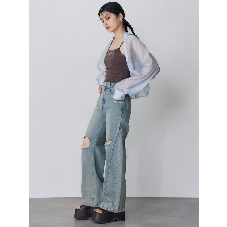 ロゴプレートスクエアキャミ | MURUA | 詳細画像27 