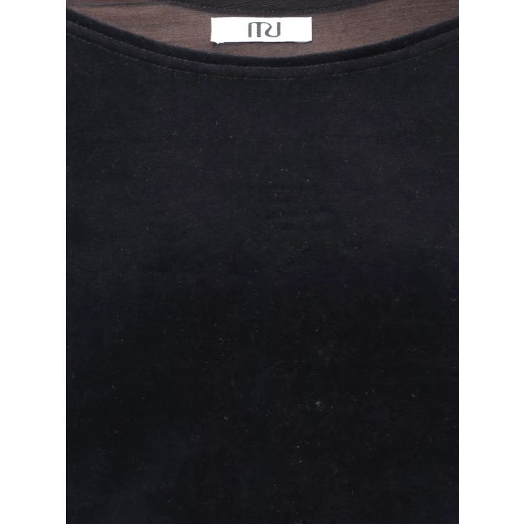 シアードッキングベロアトップス | MURUA | 詳細画像31 