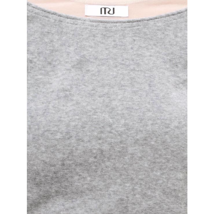 シアードッキングベロアトップス | MURUA | 詳細画像32 