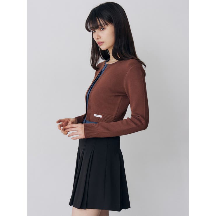 レイヤードクロップドカーディガン | MURUA | 詳細画像10 