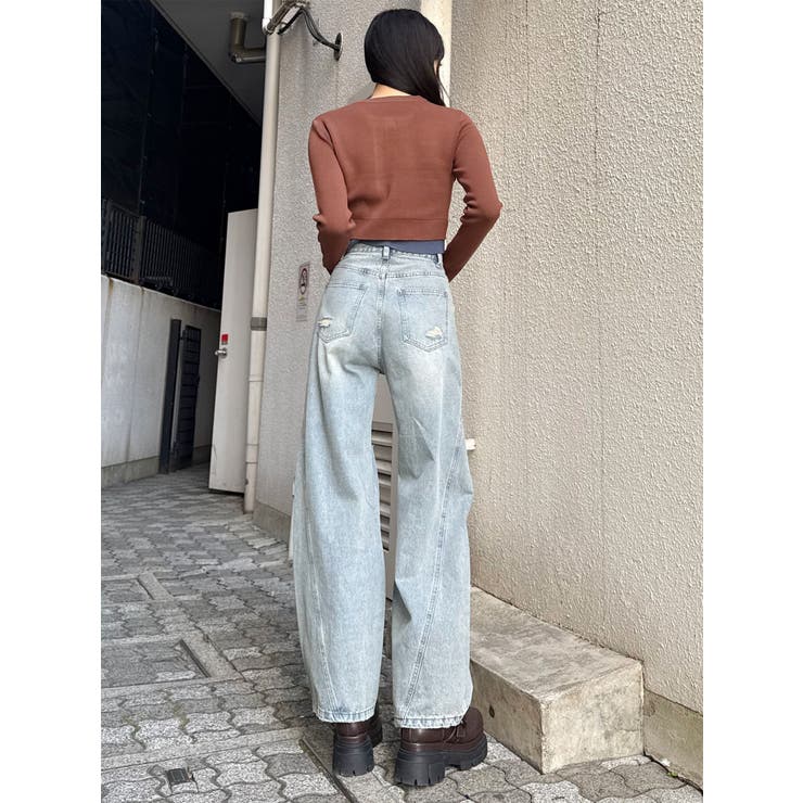 レイヤードクロップドカーディガン | MURUA | 詳細画像24 