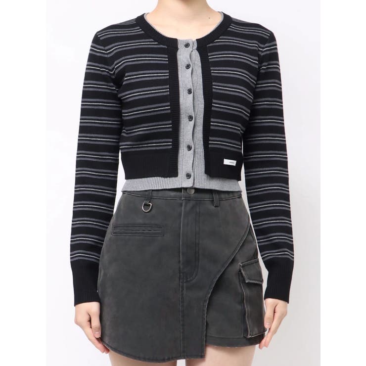 レイヤードクロップドカーディガン | MURUA | 詳細画像25 