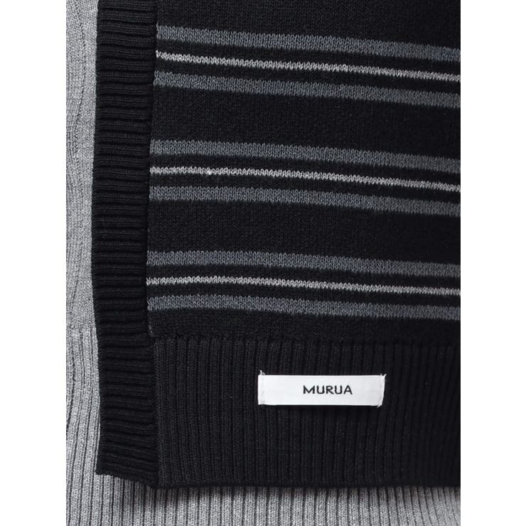 レイヤードクロップドカーディガン | MURUA | 詳細画像34 