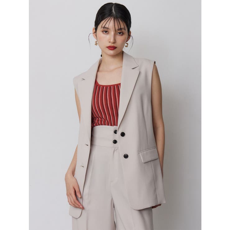 サイドオープントテーラードジレ【セットアップ着用可】【接触冷感】 | MURUA | 詳細画像13 