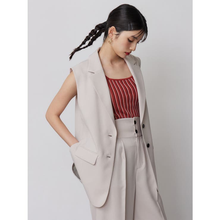 サイドオープントテーラードジレ【セットアップ着用可】【接触冷感】 | MURUA | 詳細画像14 