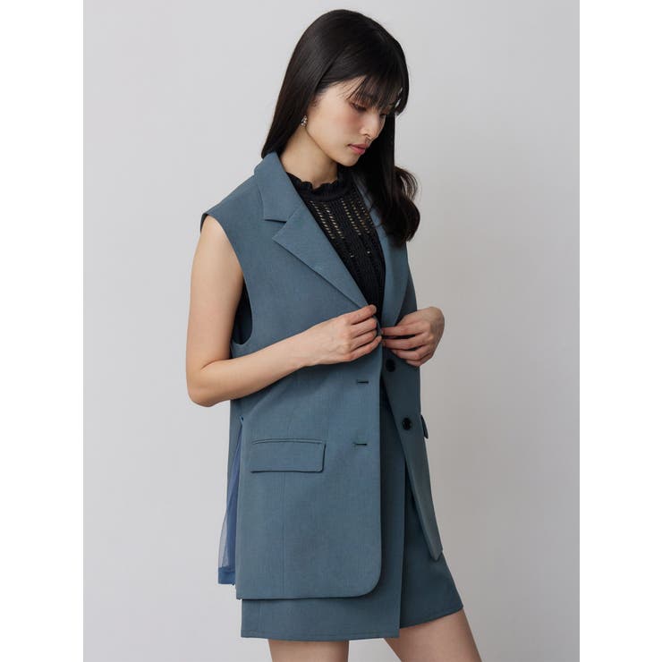 サイドオープントテーラードジレ【セットアップ着用可】【接触冷感】 | MURUA | 詳細画像22 