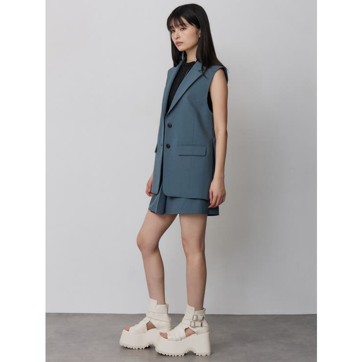 サイドオープントテーラードジレ【セットアップ着用可】【接触冷感】 | MURUA | 詳細画像26 