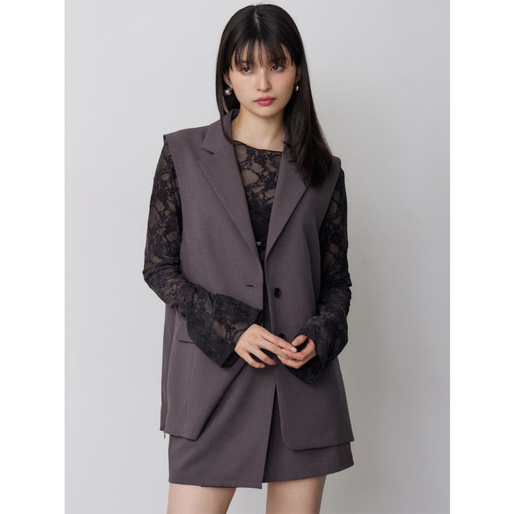 サイドオープントテーラードジレ【セットアップ着用可】【接触冷感】 | MURUA | 詳細画像28 