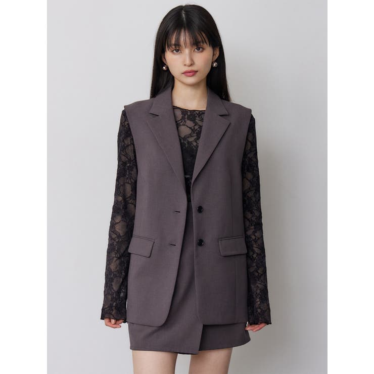 サイドオープントテーラードジレ【セットアップ着用可】【接触冷感】 | MURUA | 詳細画像29 