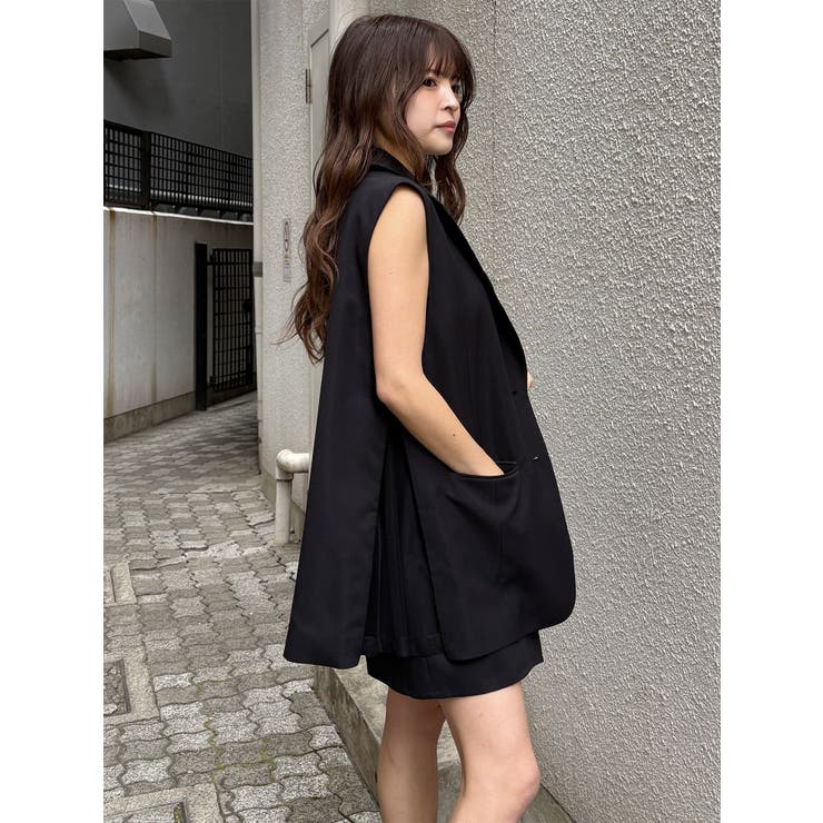 サイドオープントテーラードジレ【セットアップ着用可】【接触冷感】 | MURUA | 詳細画像38 