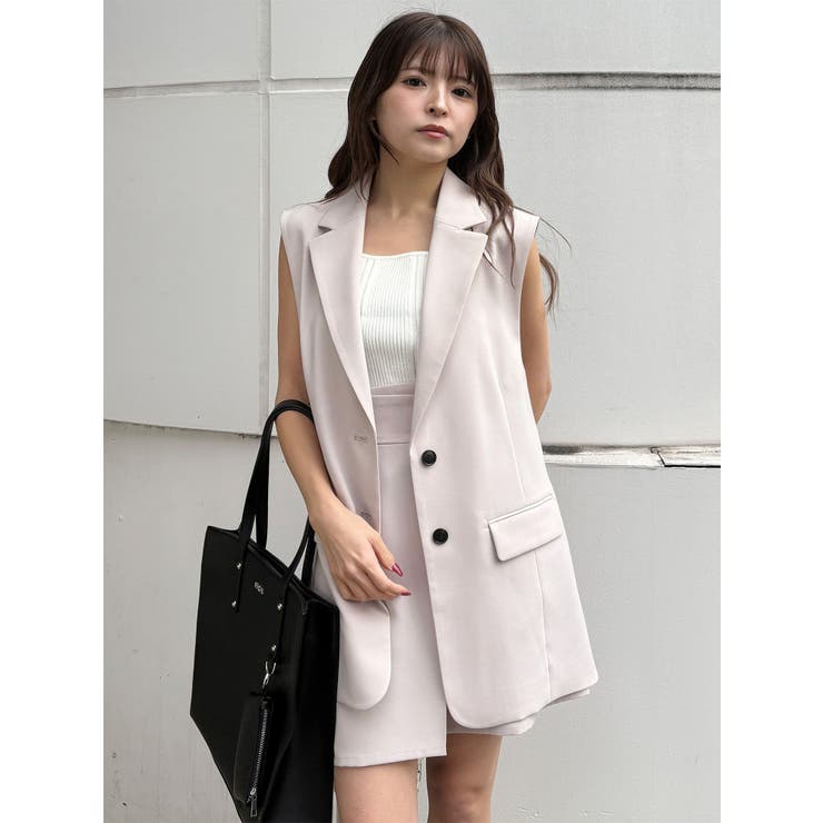 サイドオープントテーラードジレ【セットアップ着用可】【接触冷感】 | MURUA | 詳細画像46 