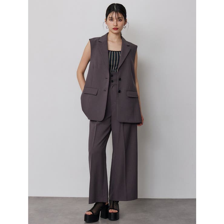 サイドオープントテーラードジレ【セットアップ着用可】【接触冷感】 | MURUA | 詳細画像9 