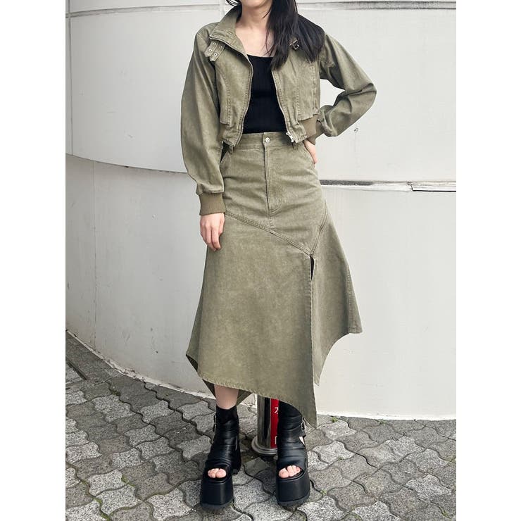 ウォッシュスタンドネックショートブルゾン【セット販売対象】 | MURUA | 詳細画像14 