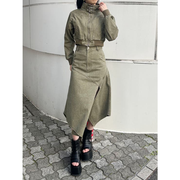 ウォッシュスタンドネックショートブルゾン【セット販売対象】 | MURUA | 詳細画像15 