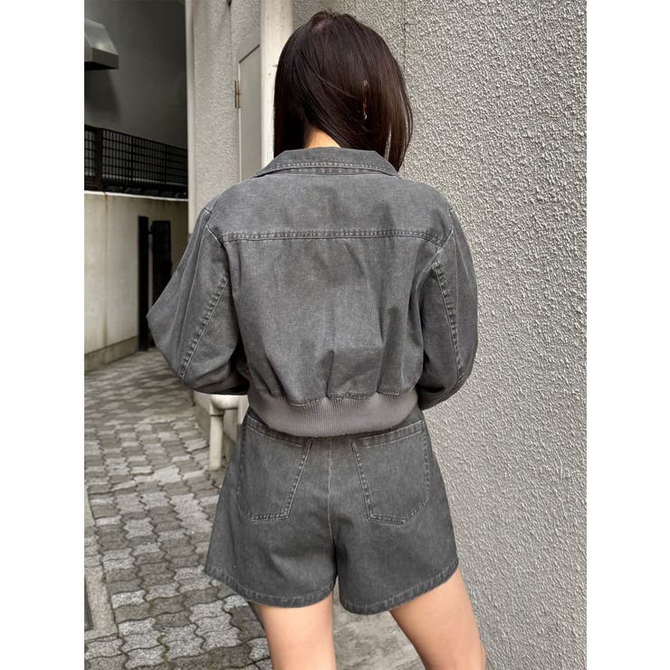 ウォッシュスタンドネックショートブルゾン【セット販売対象】 | MURUA | 詳細画像9 