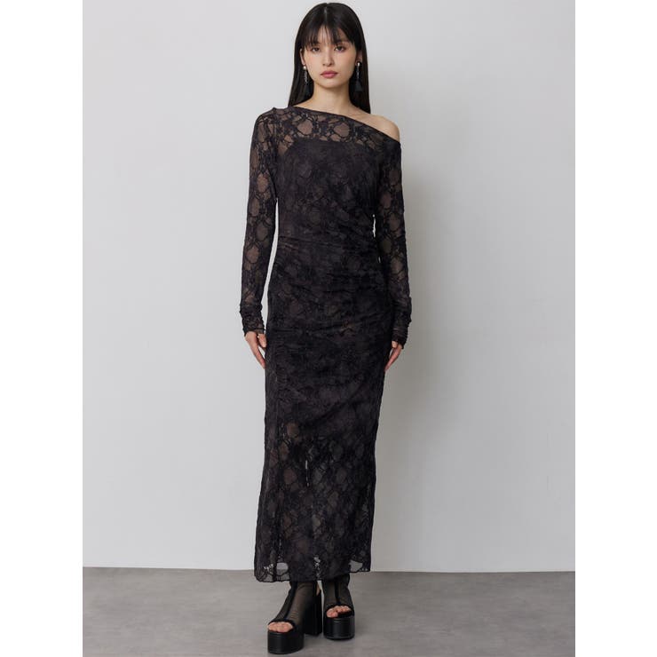 フロッキーフラワーシアーワンピース | MURUA | 詳細画像14 