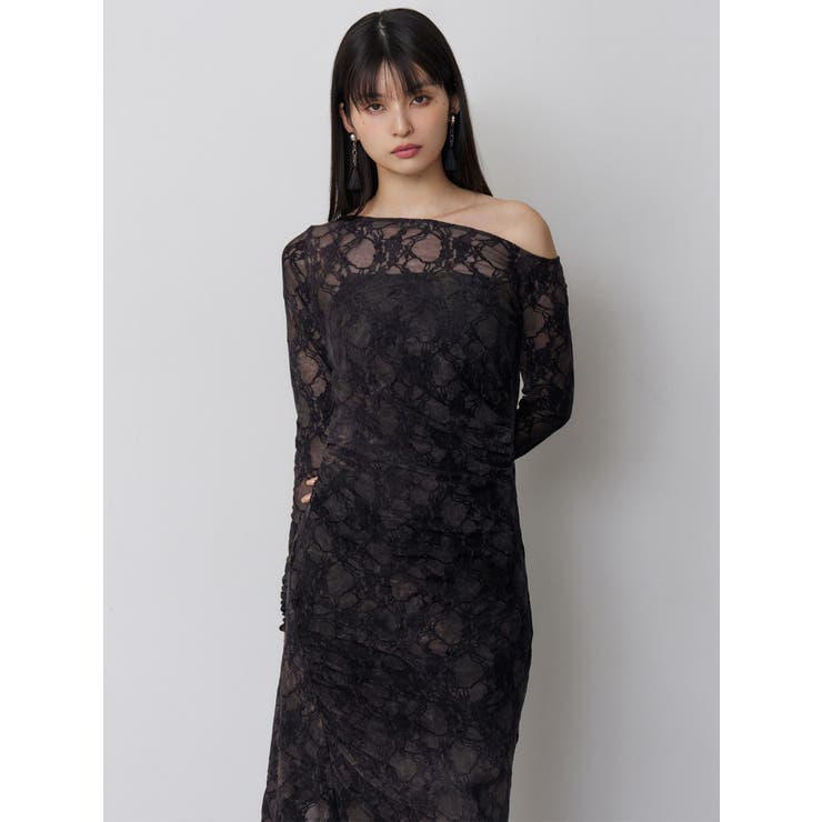 フロッキーフラワーシアーワンピース | MURUA | 詳細画像17 