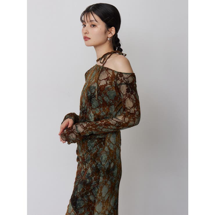 フロッキーフラワーシアーワンピース | MURUA | 詳細画像26 