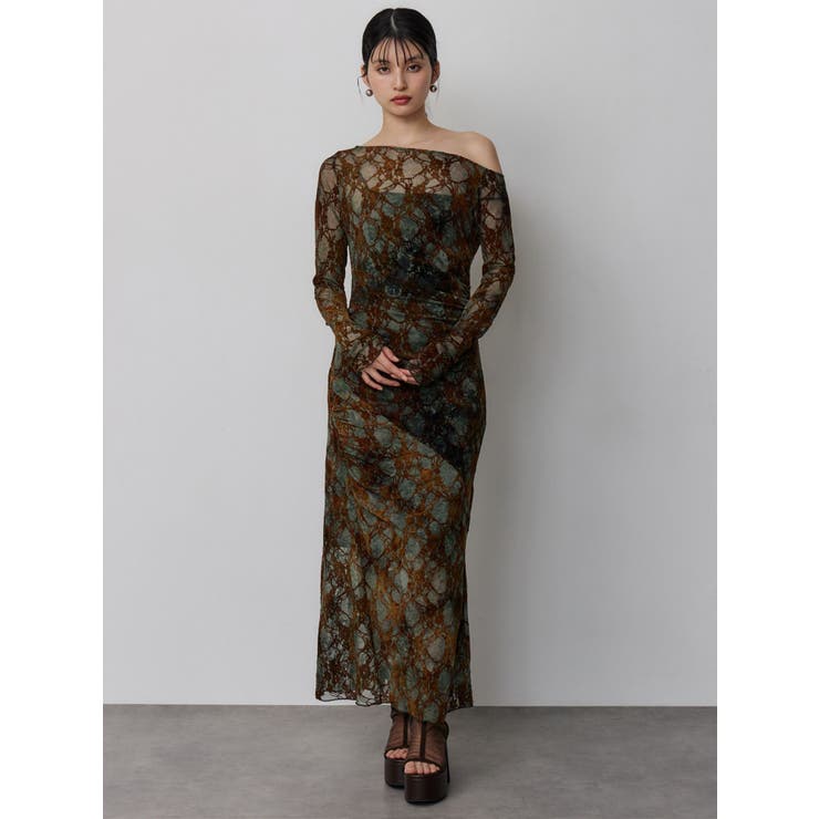 フロッキーフラワーシアーワンピース | MURUA | 詳細画像28 