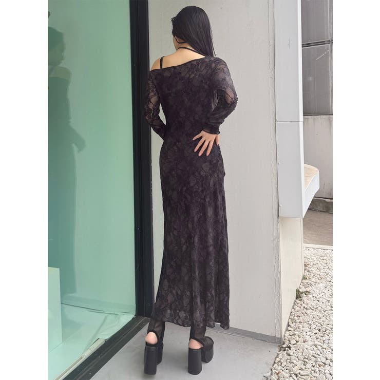 フロッキーフラワーシアーワンピース | MURUA | 詳細画像33 