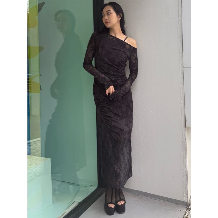 フロッキーフラワーシアーワンピース | MURUA | 詳細画像38 