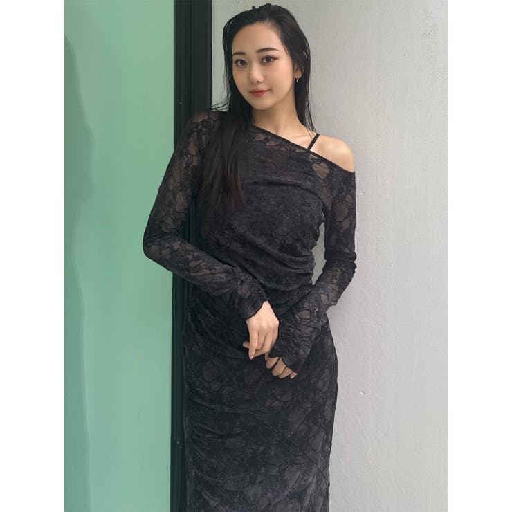 フロッキーフラワーシアーワンピース | MURUA | 詳細画像40 