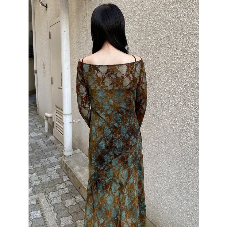 フロッキーフラワーシアーワンピース | MURUA | 詳細画像47 