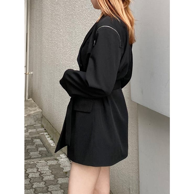 ジャケットライクZIPミニワンピース | MURUA | 詳細画像15 