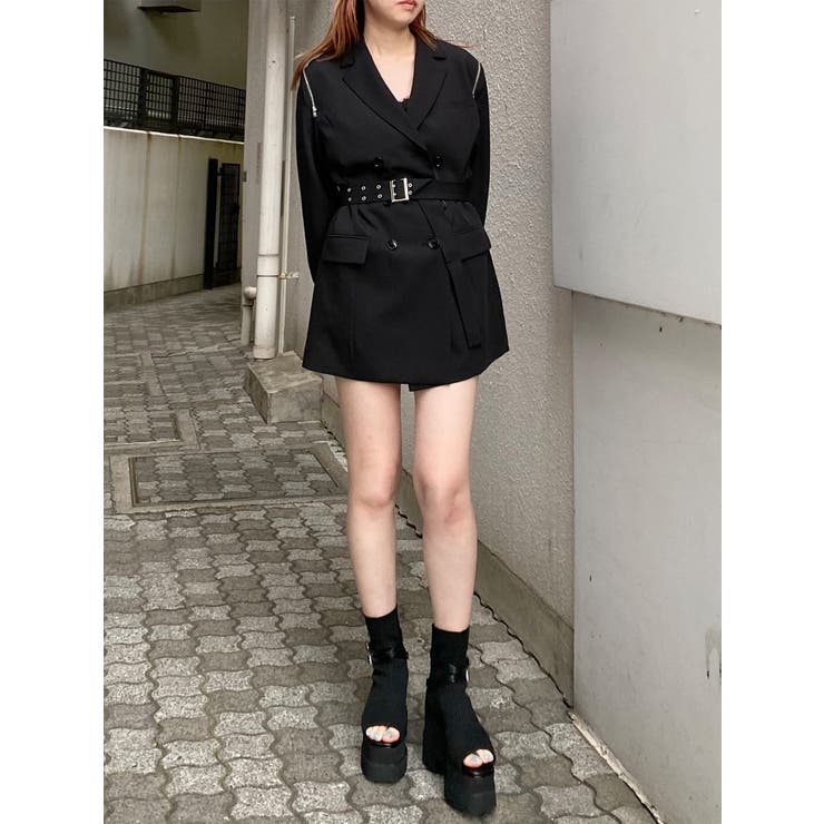 ジャケットライクZIPミニワンピース | MURUA | 詳細画像16 