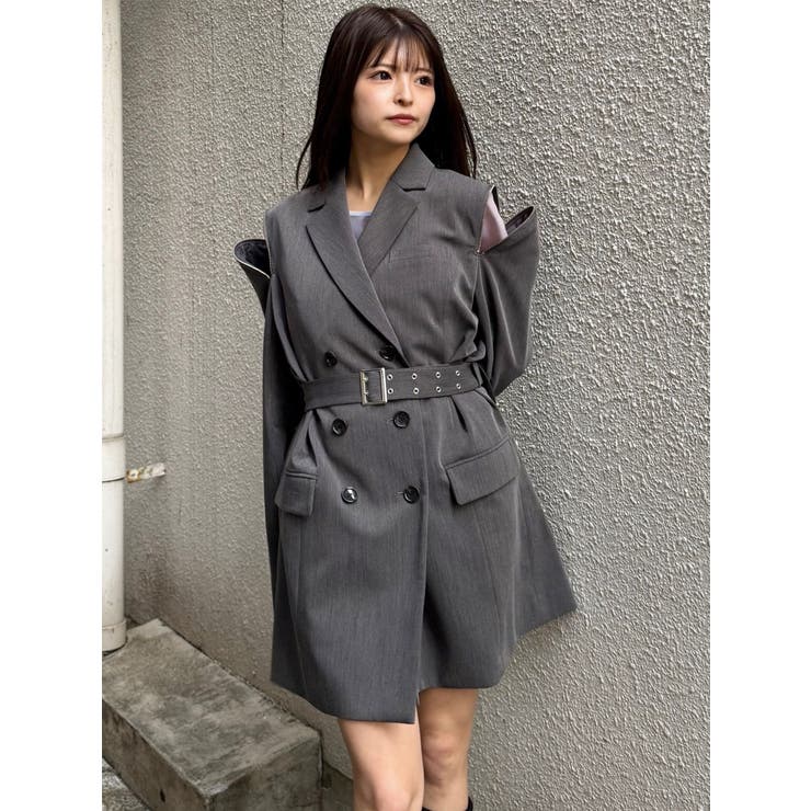 ジャケットライクZIPミニワンピース | MURUA | 詳細画像4 